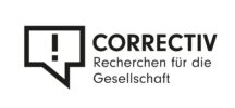 Logo von CORRECTIV logo claim page 0001